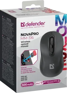 Defender - Brezžična optična miška NovaPro MM-316