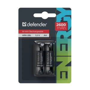 Defender - Polnilna baterija HR6-2BL 2600 mAh