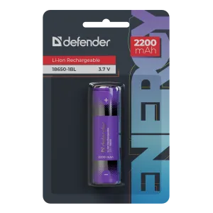 Defender - Polnilna baterija 18650-1BL 2200 mAh