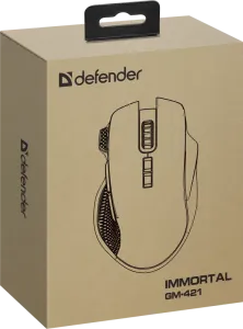 Defender - Brezžična igralna miška Immortal GM-421
