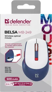 Defender - Brezžična optična miška Belsa MB-249