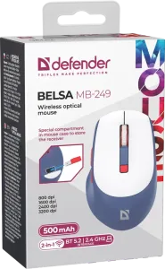 Defender - Brezžična optična miška Belsa MB-249