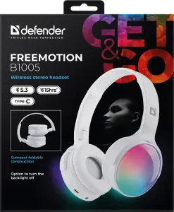 Defender - Brezžične stereo slušalke FreeMotion B1005
