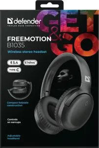Defender - Brezžične stereo slušalke FreeMotion B1035