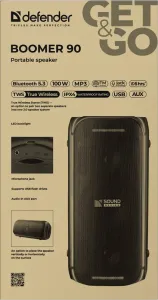 Defender - Prenosni zvočnik Boomer 90