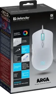 Defender - Žična igralna miška Arga GM-049
