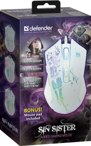 Defender - Žična igralna miška Sin'Sister GM-933