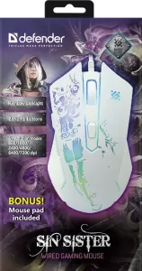 Defender - Žična igralna miška Sin'Sister GM-933