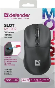 Defender - Brezžična optična miška Slot MS-202