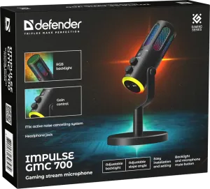 Defender - Pretočni mikrofon za igre Impulse GMC 700